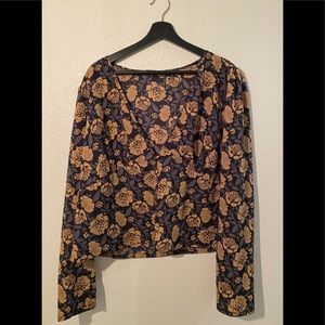 Nasty Gal floral top
